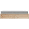 vidaXL Bed with Mattress 100x200 cm Solid Wood Pine