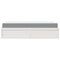 vidaXL Bed with Mattress White 100x200 cm Solid Wood Pine