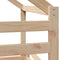 vidaXL Bunk Bed without Mattress 80x200 cm Solid Wood Pine