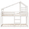 vidaXL Bunk Bed without Mattress White 80x200 cm Solid Wood Pine