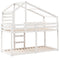 vidaXL Bunk Bed without Mattress White 80x200 cm Solid Wood Pine
