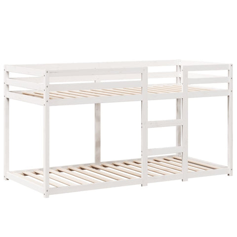 vidaXL Bunk Bed without Mattress White 80x200 cm Solid Wood Pine