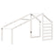 vidaXL Bunk Bed without Mattress White 90x190 cm Single Solid Wood Pine