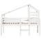 vidaXL High Sleeper Bed without Mattress White 80x200 cm Solid Wood Pine