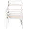 vidaXL High Sleeper Bed without Mattress White 80x200 cm Solid Wood Pine