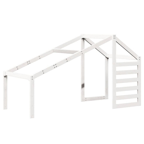 vidaXL High Sleeper Bed without Mattress White 80x200 cm Solid Wood Pine