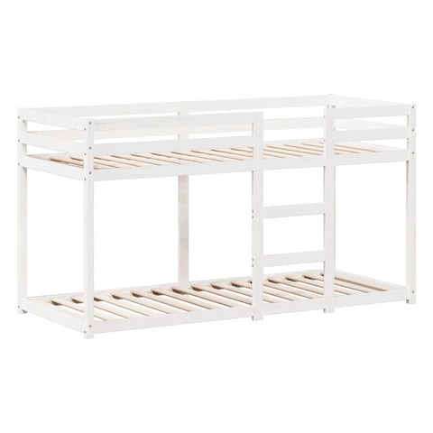 vidaXL Bunk Bed without Mattress White 80x200 cm Solid Wood Pine