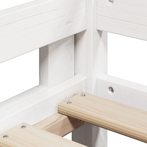 vidaXL Bunk Bed without Mattress White 80x200 cm Solid Wood Pine