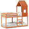vidaXL Bunk Bed without Mattress Wax Brown 90x200 cm Solid Wood Pine