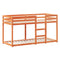 vidaXL Bunk Bed without Mattress Wax Brown 90x200 cm Solid Wood Pine