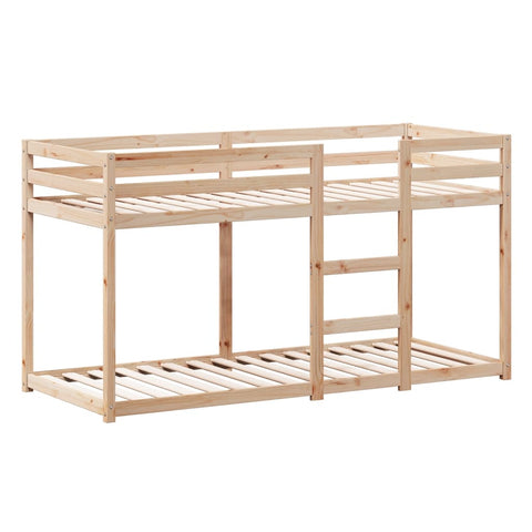 vidaXL Bunk Bed without Mattress 75x190 cm Small Single Solid Wood Pine