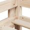 vidaXL Bunk Bed without Mattress 75x190 cm Small Single Solid Wood Pine