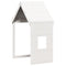 vidaXL Loft Bed with Ladder and Roof without Mattress White 90x200 cm