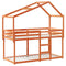 vidaXL Bunk Bed without Mattress Wax Brown 90x200 cm Solid Wood Pine