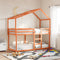 vidaXL Bunk Bed without Mattress Wax Brown 90x200 cm Solid Wood Pine