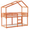 vidaXL Bunk Bed without Mattress Wax Brown 80x200 cm Solid Wood Pine