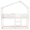 vidaXL Bunk Bed without Mattress White 75x190 cm Small Single Solid Wood Pine
