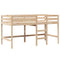 vidaXL High Sleeper Bed without Mattress 80x200 cm Solid Wood Pine