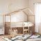 vidaXL High Sleeper Bed without Mattress 80x200 cm Solid Wood Pine