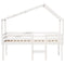 vidaXL High Sleeper Bed without Mattress White 80x200 cm Solid Wood Pine