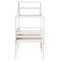 vidaXL High Sleeper Bed without Mattress White 80x200 cm Solid Wood Pine