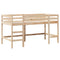 vidaXL Loft Bed with Ladder and Roof without Mattress 90x200 cm