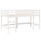 vidaXL Loft Bed with Ladder and Roof without Mattress White 80x200 cm