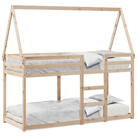 vidaXL Bunk Bed without Mattress 80x200 cm Solid Wood Pine