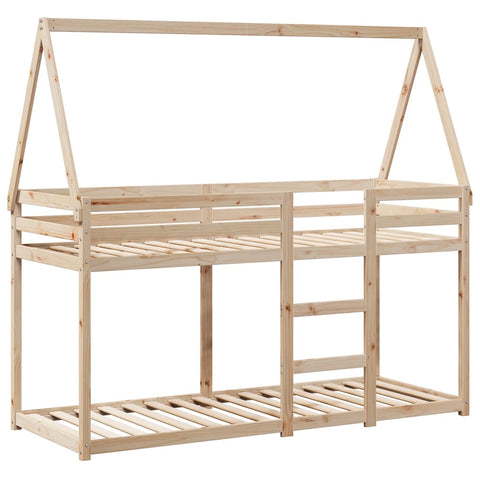 vidaXL Bunk Bed without Mattress 80x200 cm Solid Wood Pine