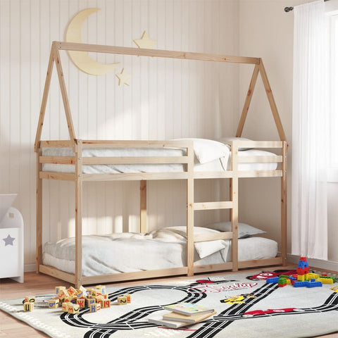 vidaXL Bunk Bed without Mattress 80x200 cm Solid Wood Pine