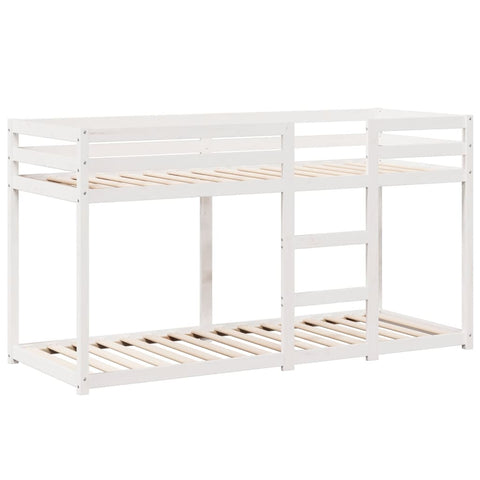 vidaXL Bunk Bed without Mattress White 80x200 cm Solid Wood Pine