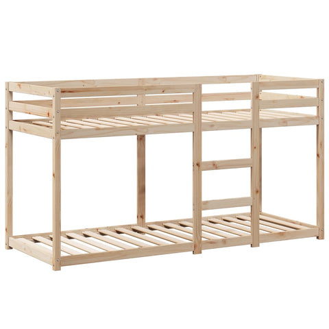 vidaXL Bunk Bed without Mattress 75x190 cm Small Single Solid Wood Pine