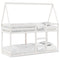 vidaXL Bunk Bed without Mattress White 75x190 cm Small Single Solid Wood Pine