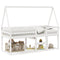 vidaXL High Sleeper Bed without Mattress White 80x200 cm Solid Wood Pine