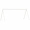 vidaXL High Sleeper Bed without Mattress White 80x200 cm Solid Wood Pine