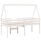 vidaXL High Sleeper Bed without Mattress White 80x200 cm Solid Wood Pine