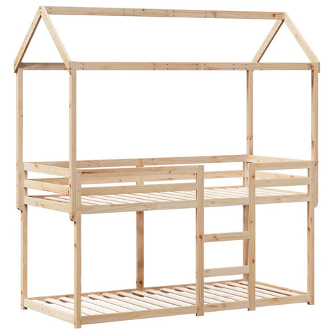 vidaXL Bunk Bed without Mattress 80x200 cm Solid Wood Pine
