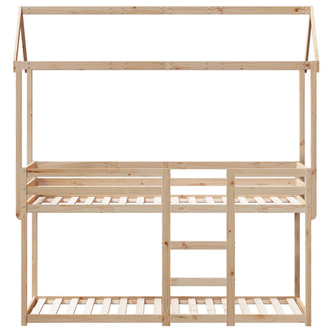 vidaXL Bunk Bed without Mattress 80x200 cm Solid Wood Pine