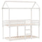 vidaXL Bunk Bed without Mattress White 80x200 cm Solid Wood Pine