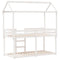 vidaXL Bunk Bed without Mattress White 80x200 cm Solid Wood Pine