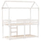 vidaXL Bunk Bed without Mattress White 90x190 cm Single Solid Wood Pine