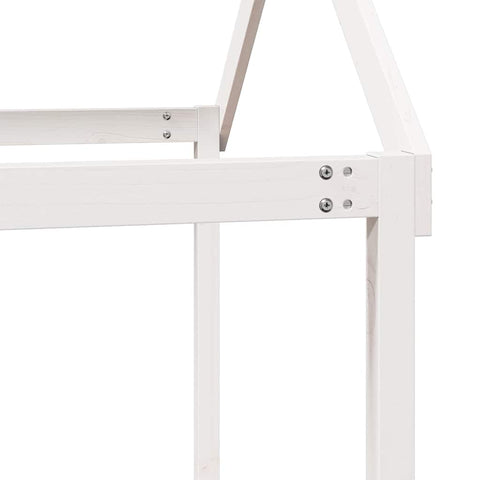 vidaXL Bunk Bed without Mattress White 90x190 cm Single Solid Wood Pine