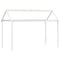 vidaXL High Sleeper Bed without Mattress White 90x200 cm Solid Wood Pine
