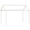 vidaXL High Sleeper Bed without Mattress White 90x190 cm Single Solid Wood Pine