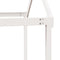 vidaXL High Sleeper Bed without Mattress White 75x190 cm Small Single Solid Wood Pine