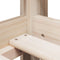 vidaXL Loft Bed with Ladder and Roof without Mattress 90x190 cm Single
