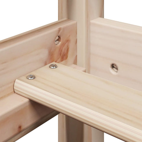 vidaXL Bed Frame with Roof without Mattress 90x200 cm