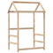 vidaXL Bed Frame with Roof without Mattress 90x190 cm Single