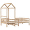 vidaXL Bed Frame with Roof without Mattress 90x190 cm Single