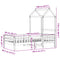 vidaXL Bed Frame with Roof without Mattress 90x190 cm Single